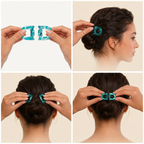 Barrette à cheveux magnétique