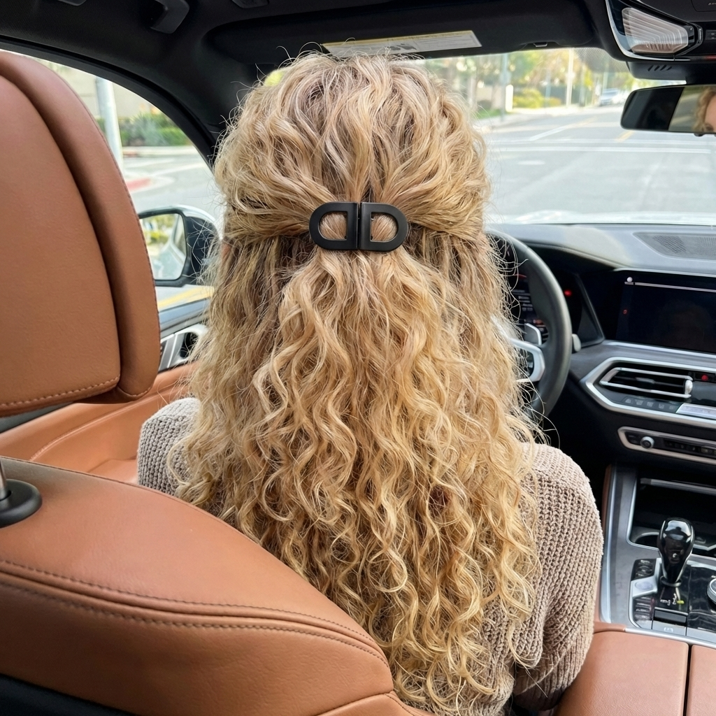 Barrette à cheveux magnétique